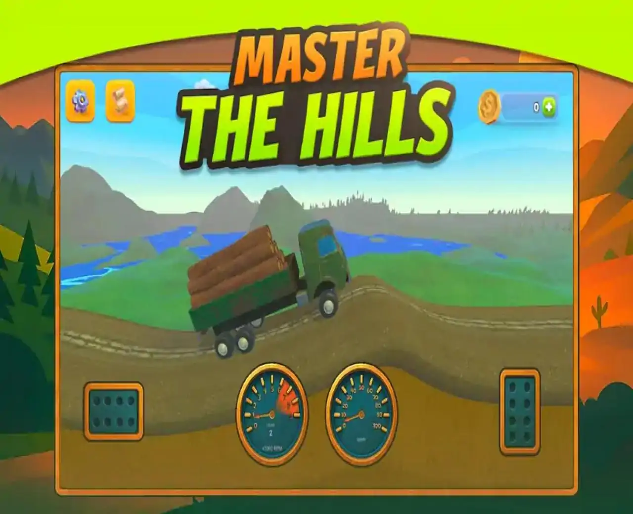 山坡送货:卡车模拟