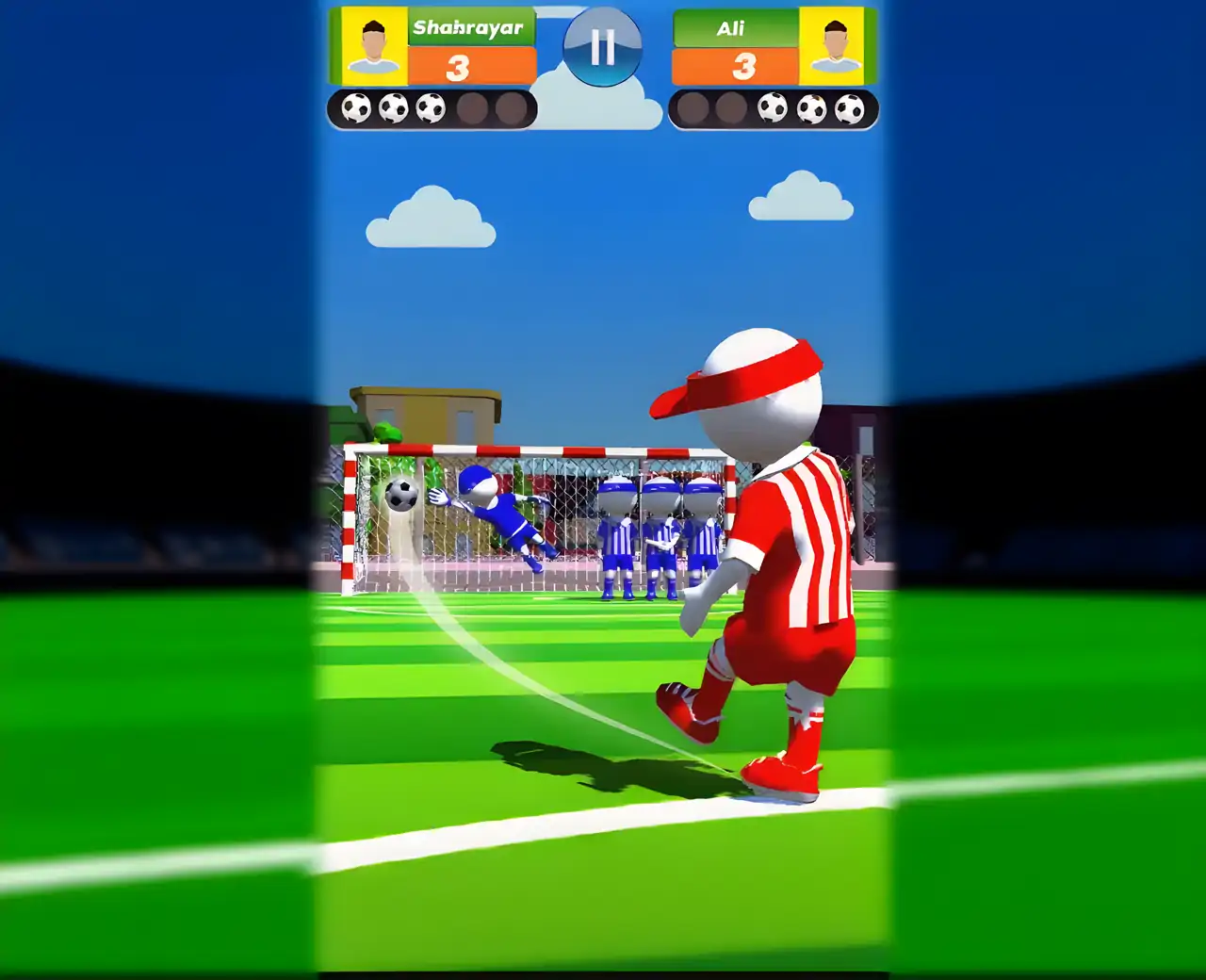 火柴人足球-点球游戏