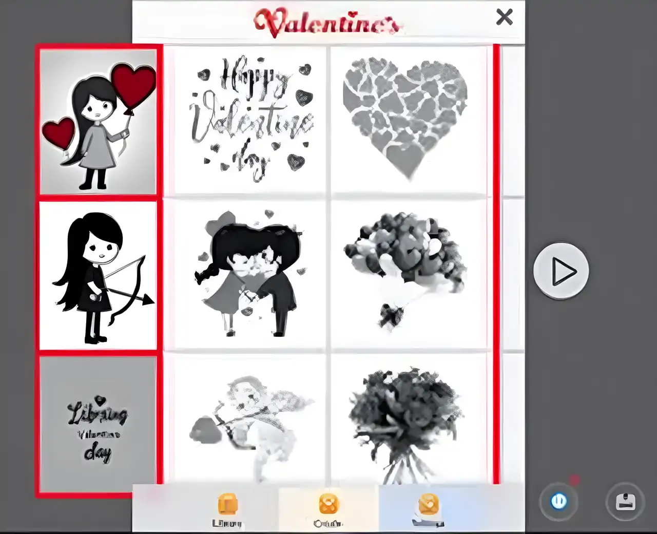 情人节彩色数字像素艺术游戏