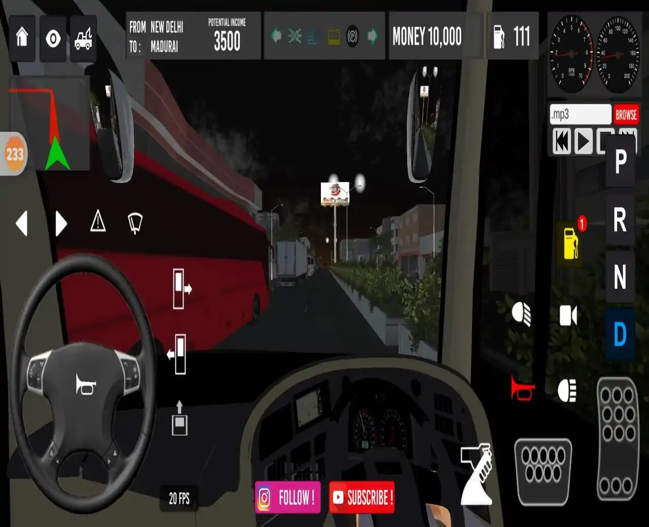 印度巴士模拟器