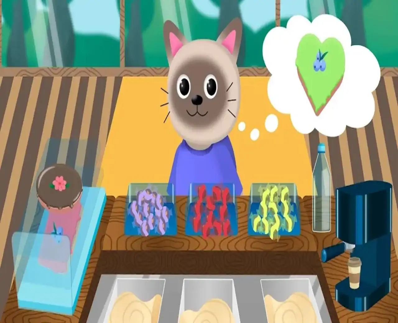 糖果B中的儿童糕点