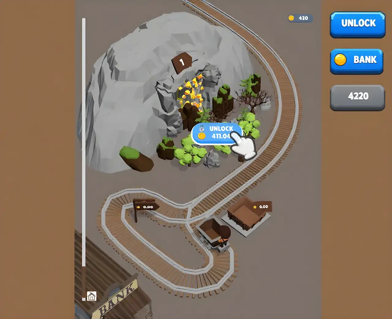 采矿放置3D游戏