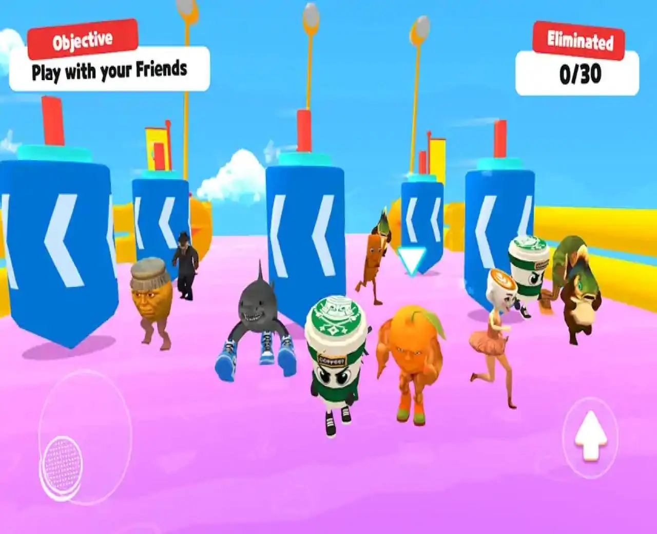 愚蠢的家伙竞赛：秋天和跑步