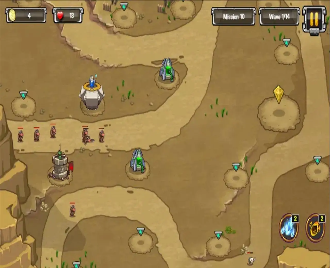 城堡的防御英雄