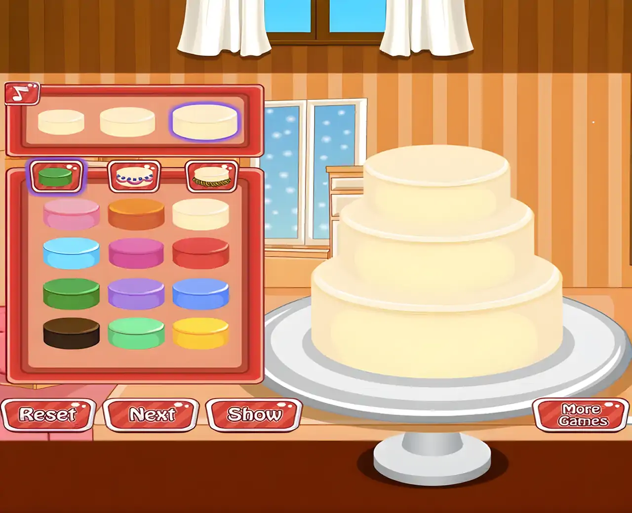 装饰蛋糕游戏烹饪