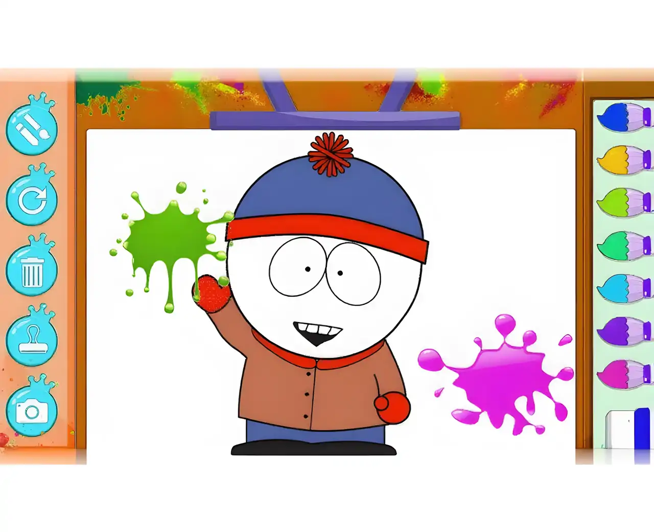 南方公园肯尼填色游戏