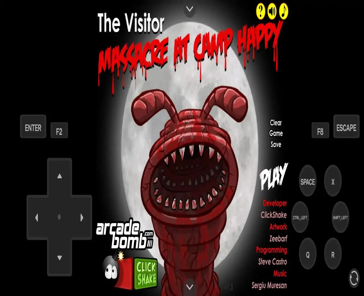 异形虫历险记:快乐营的吞食(Flash游戏)