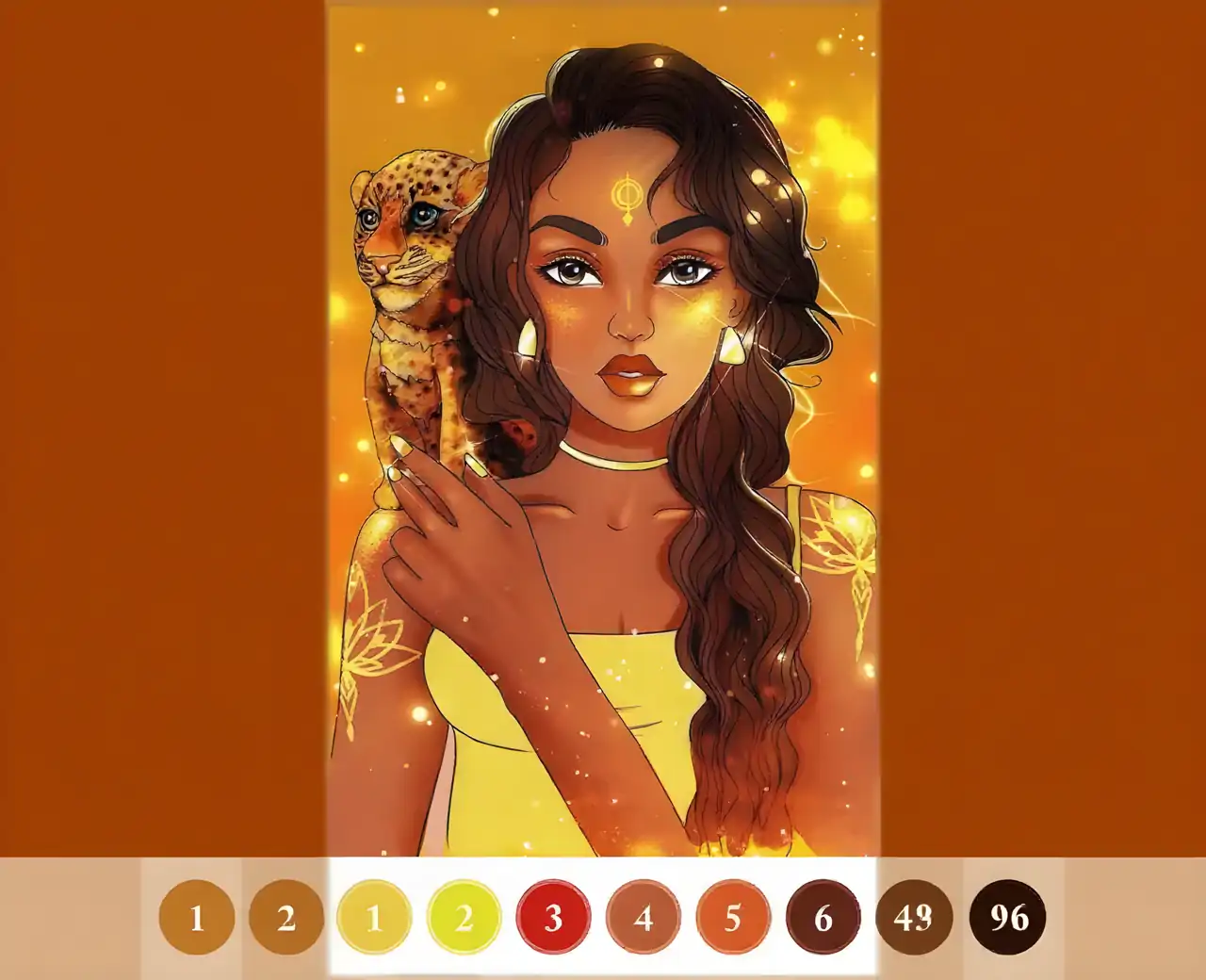 油漆颜色：着色书