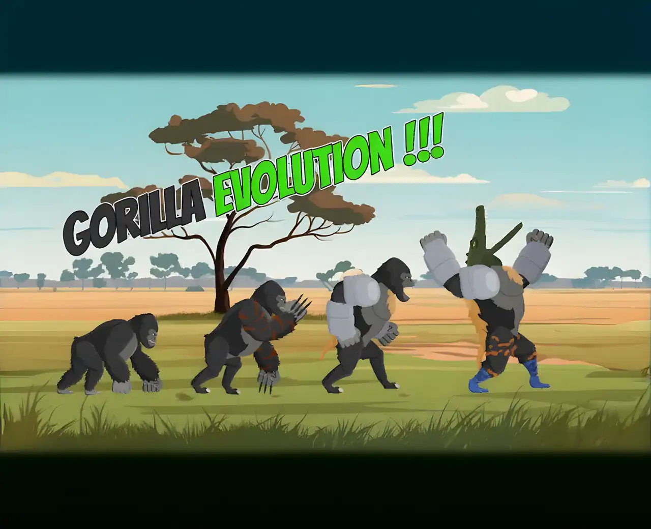 混合竞技场：大猩猩vs狮子