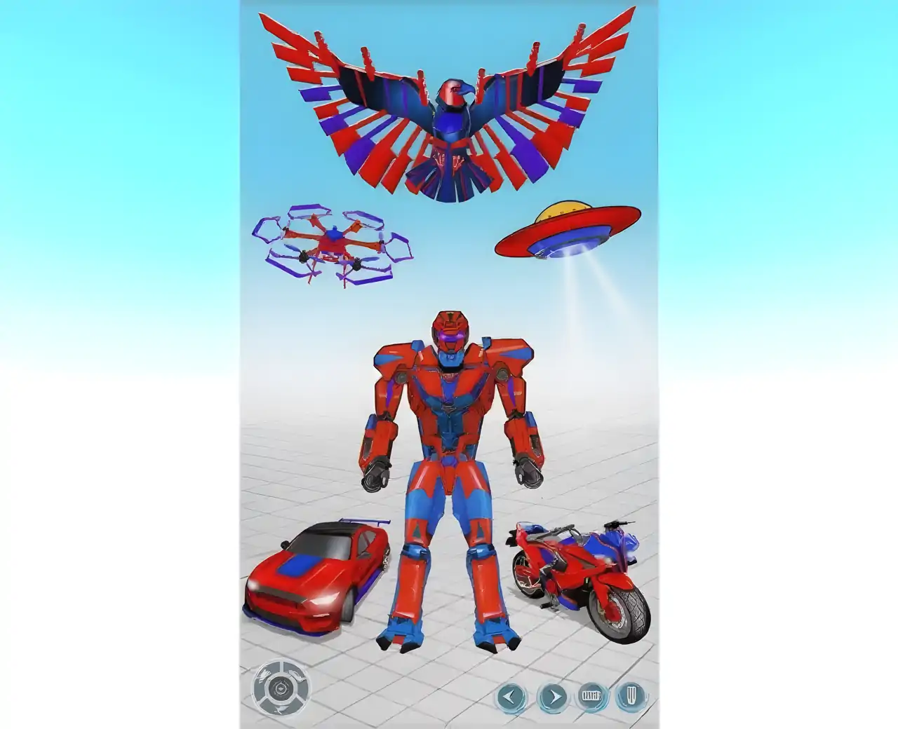 飞鹰机器人汽车游戏