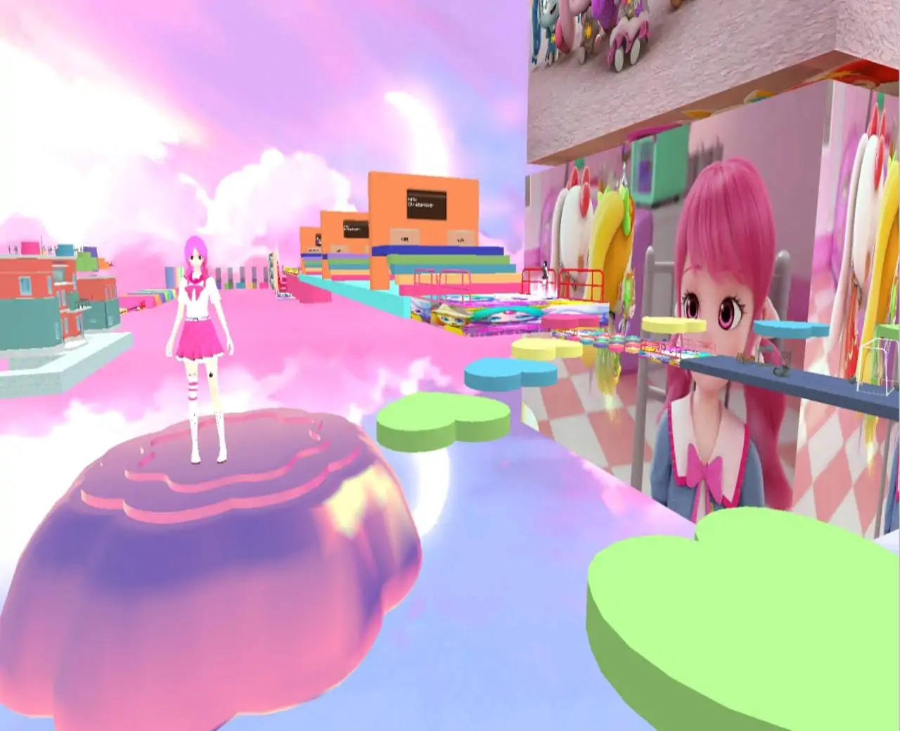 奇妙萌可魔法甜心跑酷竞赛