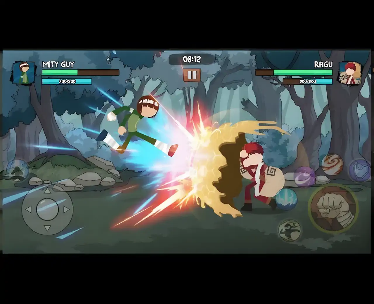 火柴人忍者战斗