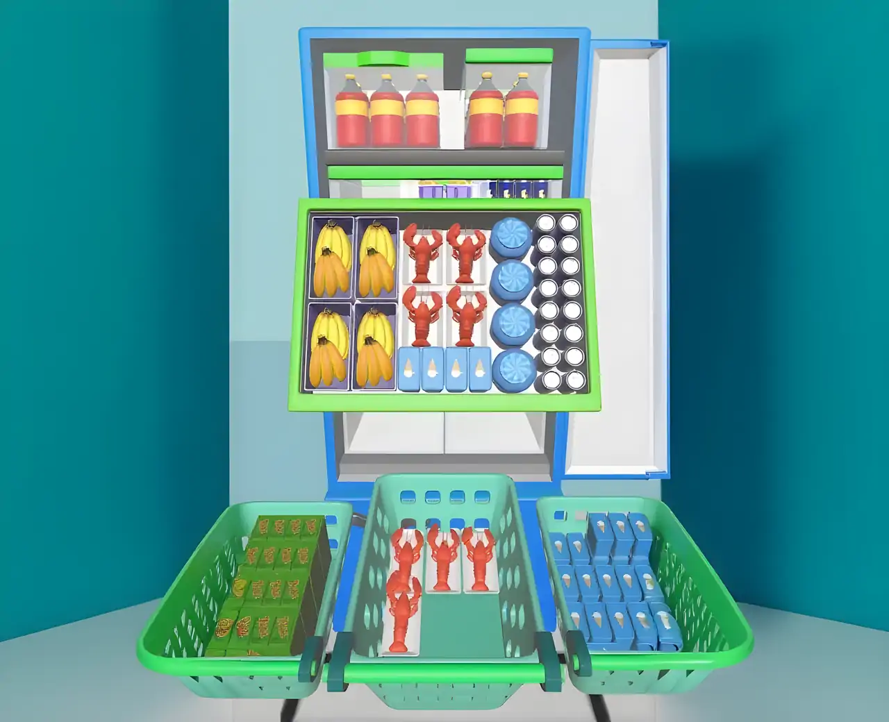 填满冰箱:组织游戏