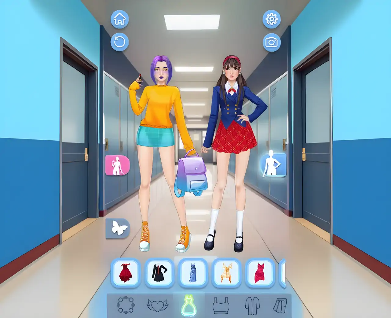 高中团队装扮游戏