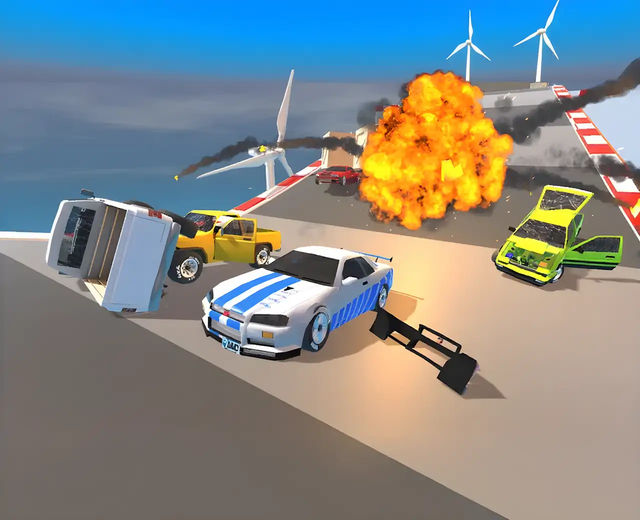 极限下降汽车模拟器