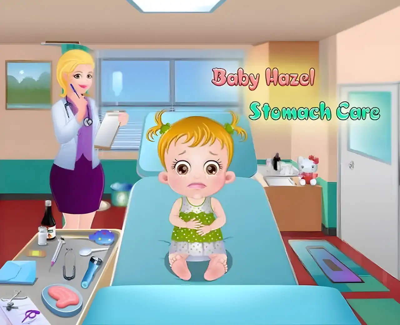 婴儿淡褐色医生游戏精简版