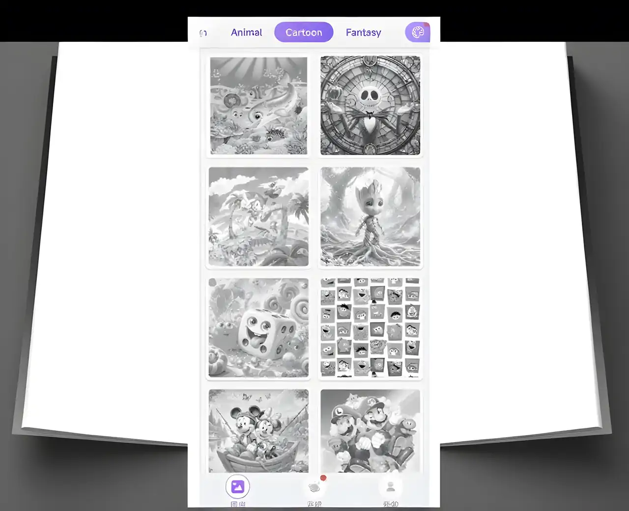 动漫填色-按数字填色