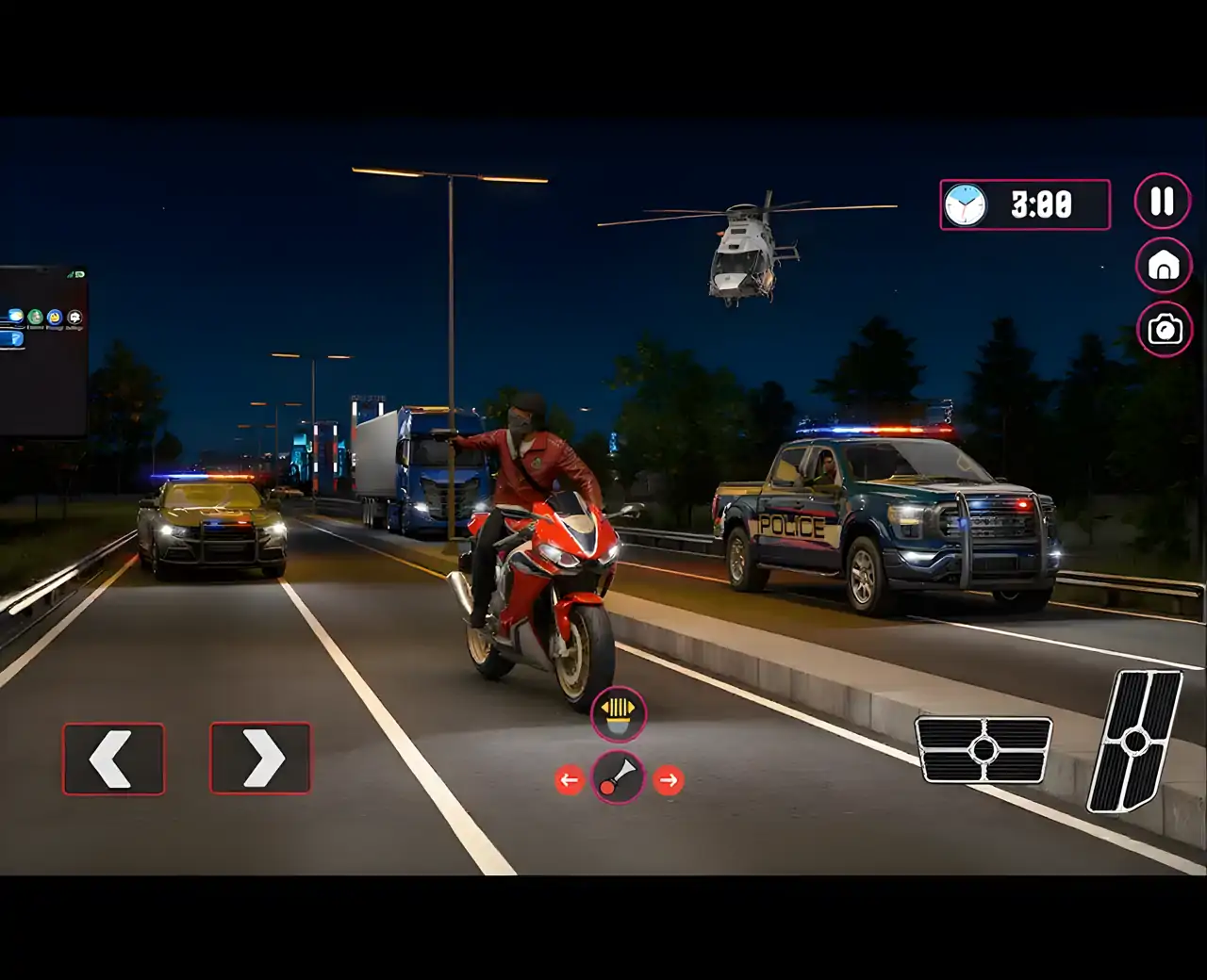 警察警察：汽车追逐游戏3D