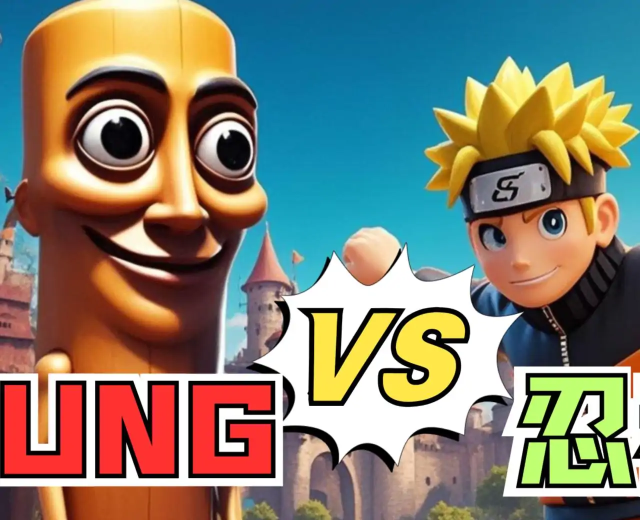 外国山海经  Tung Tung Sahur 木棍人 VS 口袋忍者