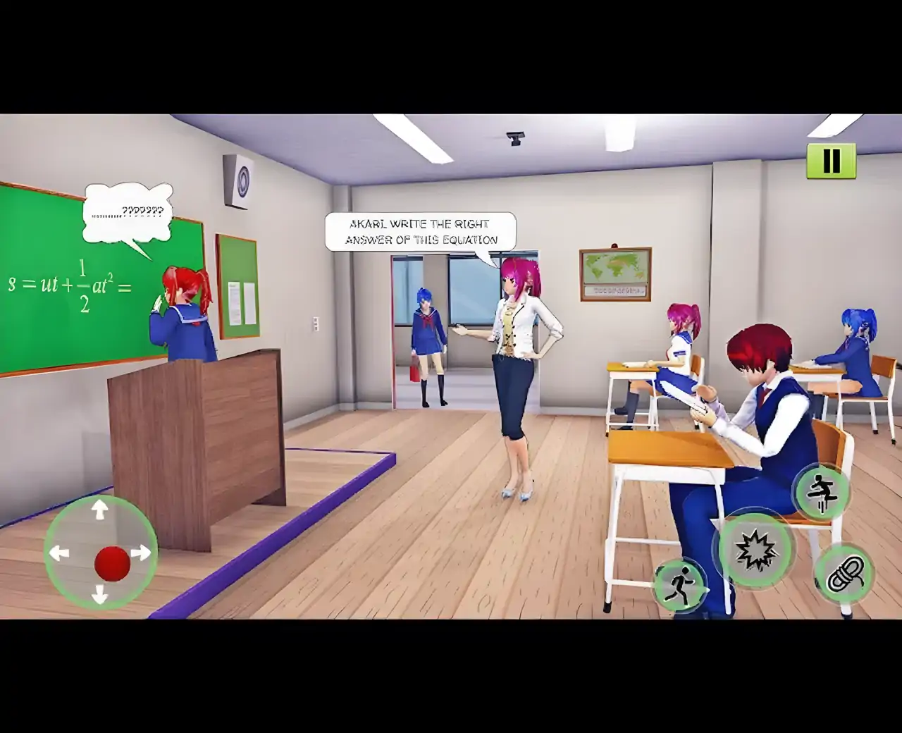 动漫女生：2021年高中运动会