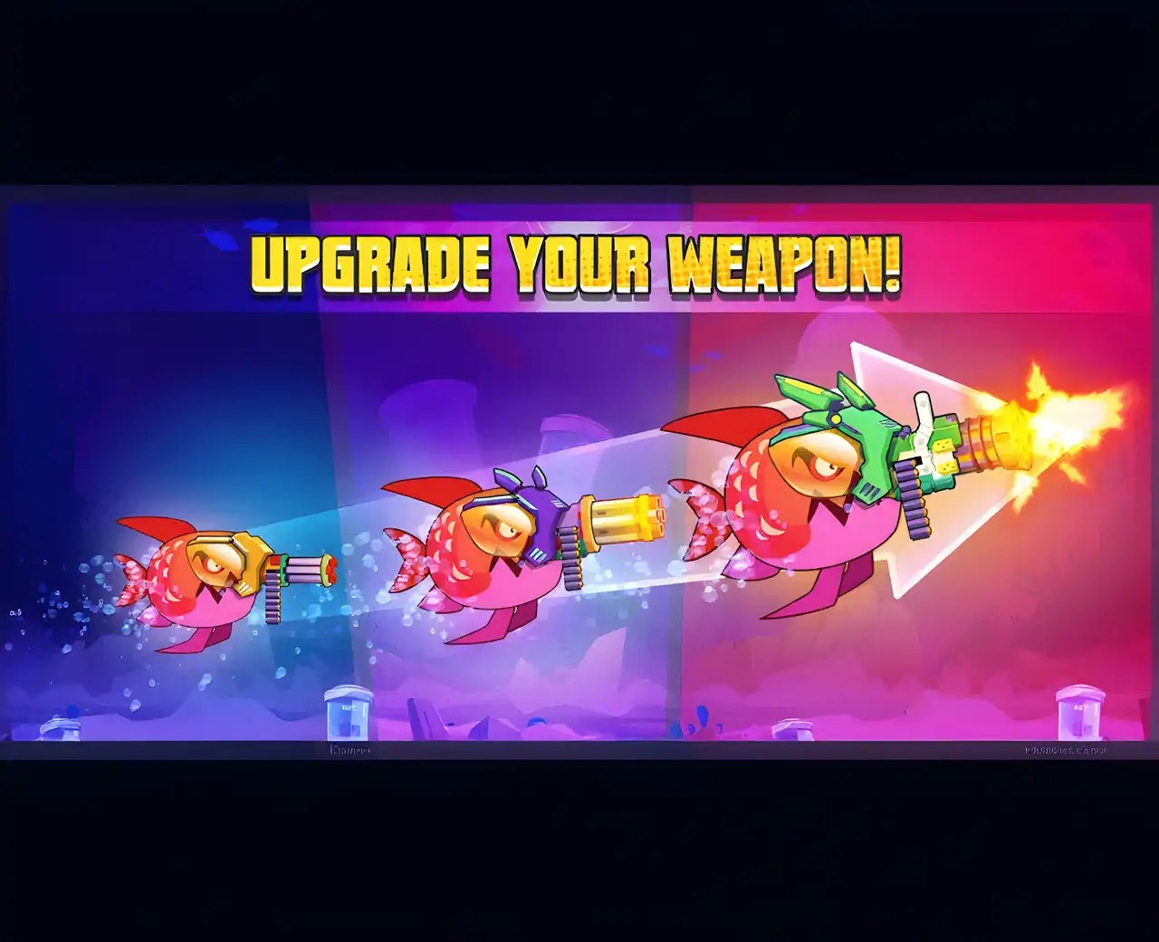 鱼与枪：饥饿的鱼游戏