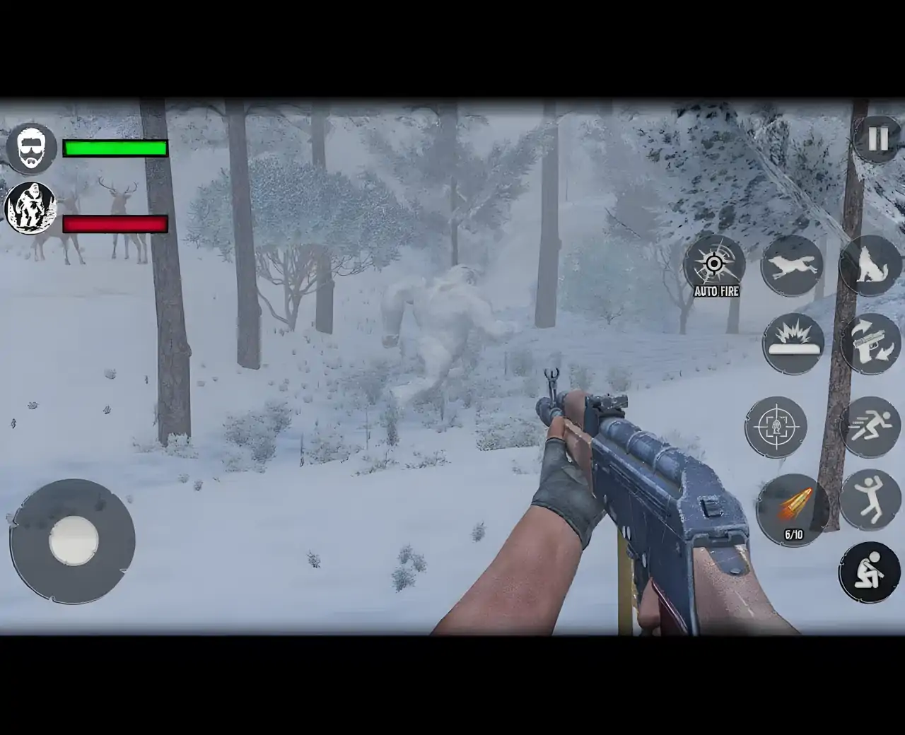 大脚怪狩猎：雪人怪物