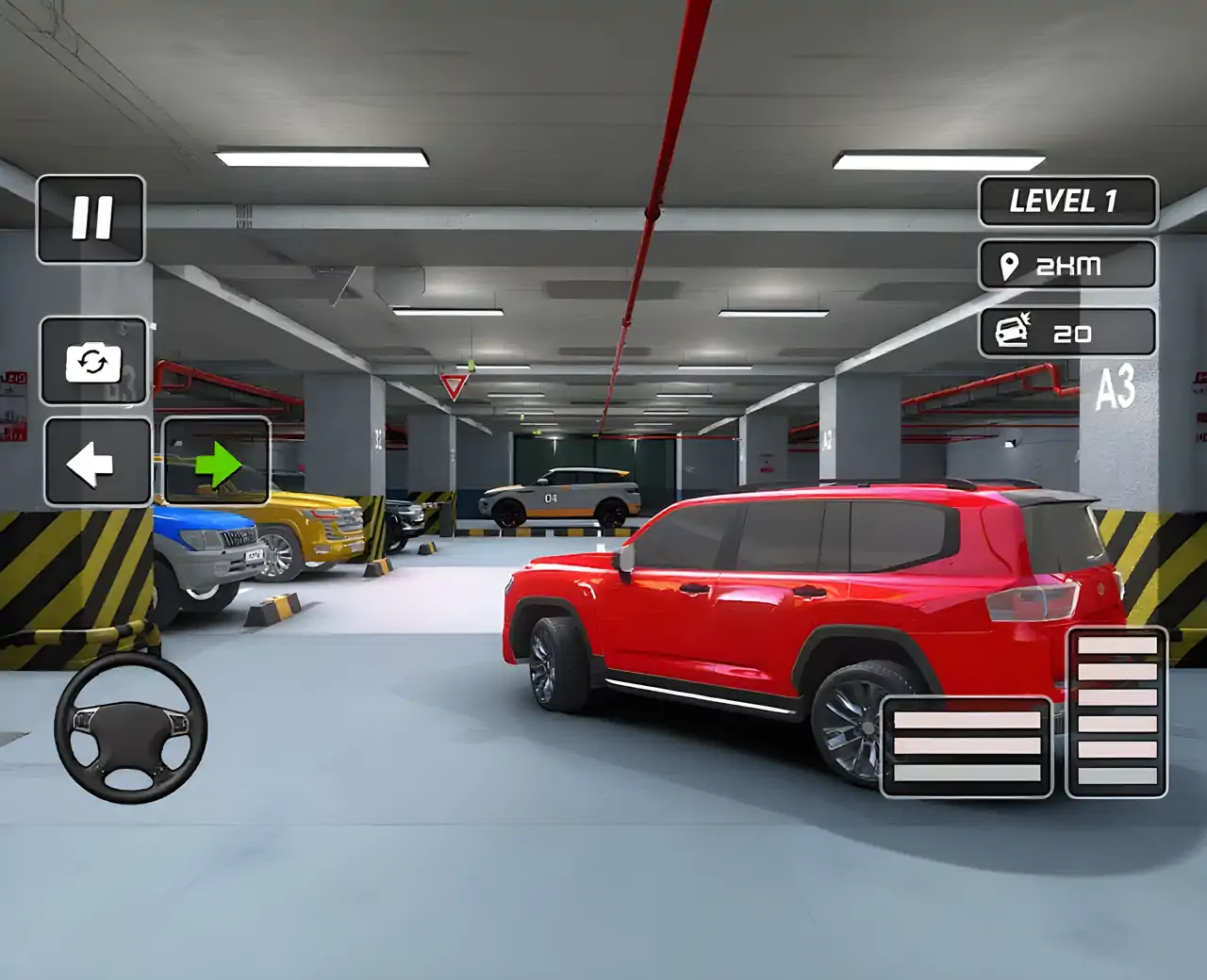 汽车游戏3D-停车场游戏