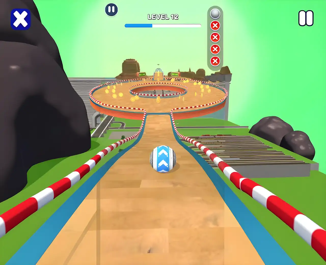 城市滚球:球游戏