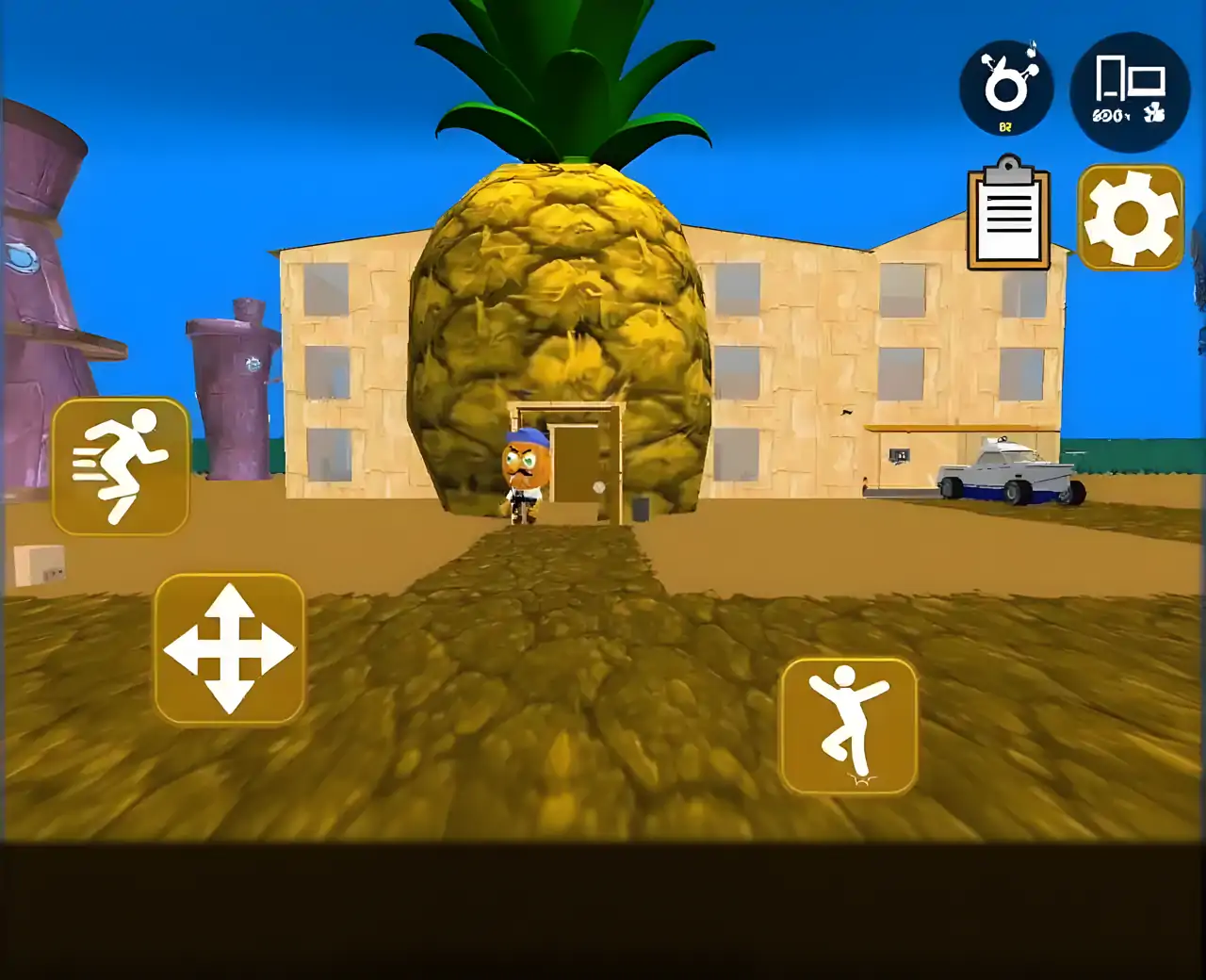 海绵围巾逃脱邻居