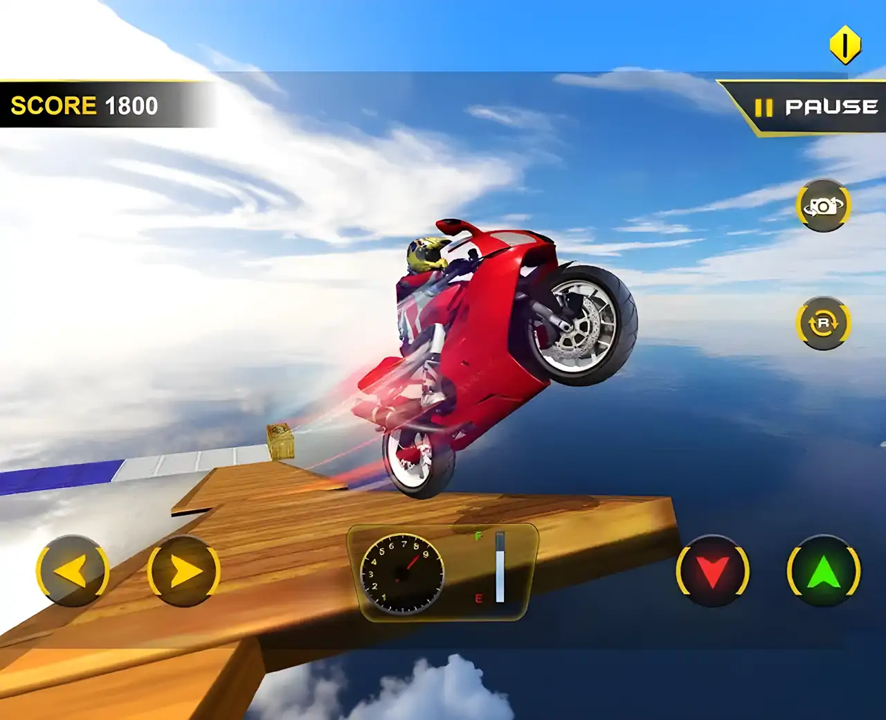 特技自行车骑手3D-巨型坡道自行车驾驶员游戏