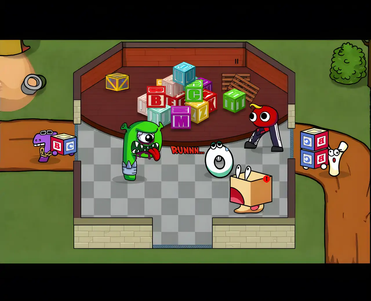 彩虹字母怪物幸存