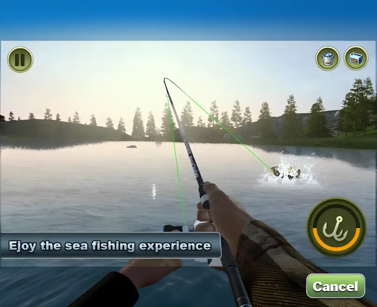 终极钓鱼模拟3D-钩钓