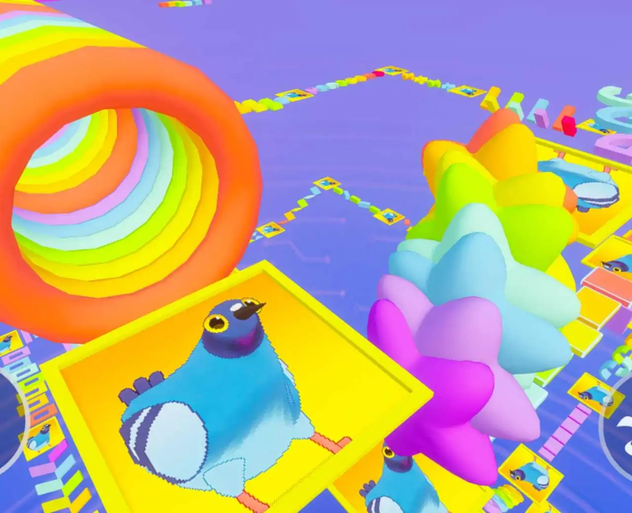 疯狂的鸽子跑酷-简简单单好吧