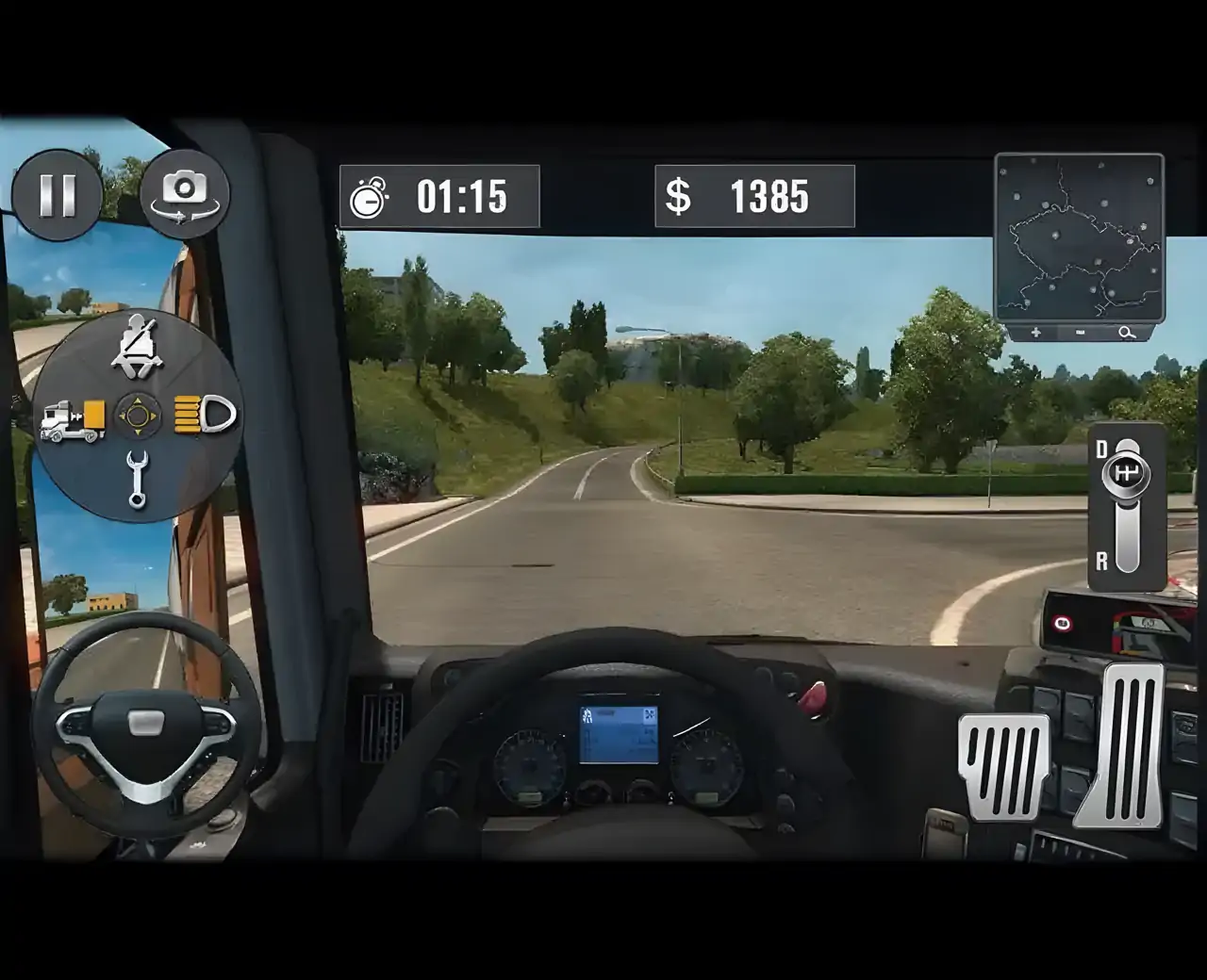 货运卡车运输模拟器-长卡车欧元