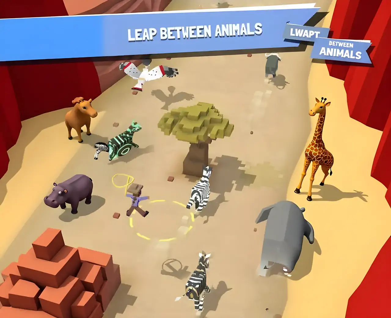 牛仔竞技:天空动物园野生动物园