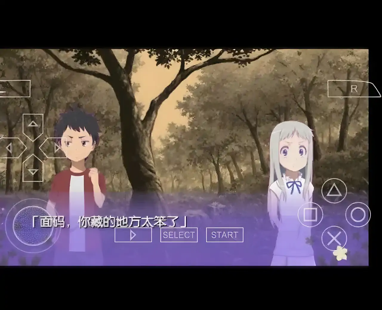 未闻花名汉化版（PSP游戏）