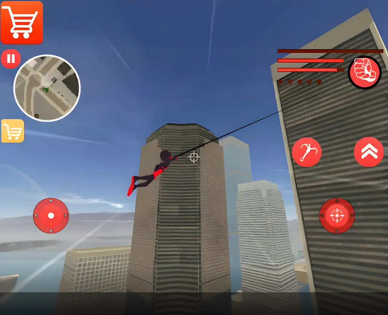 惊人的超级英雄火柴人