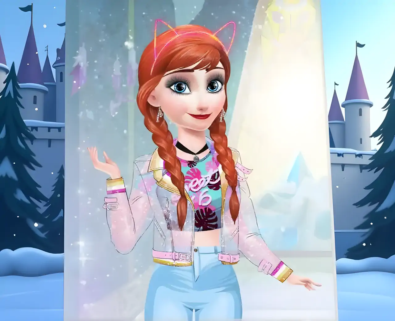 现代姐妹打扮化妆