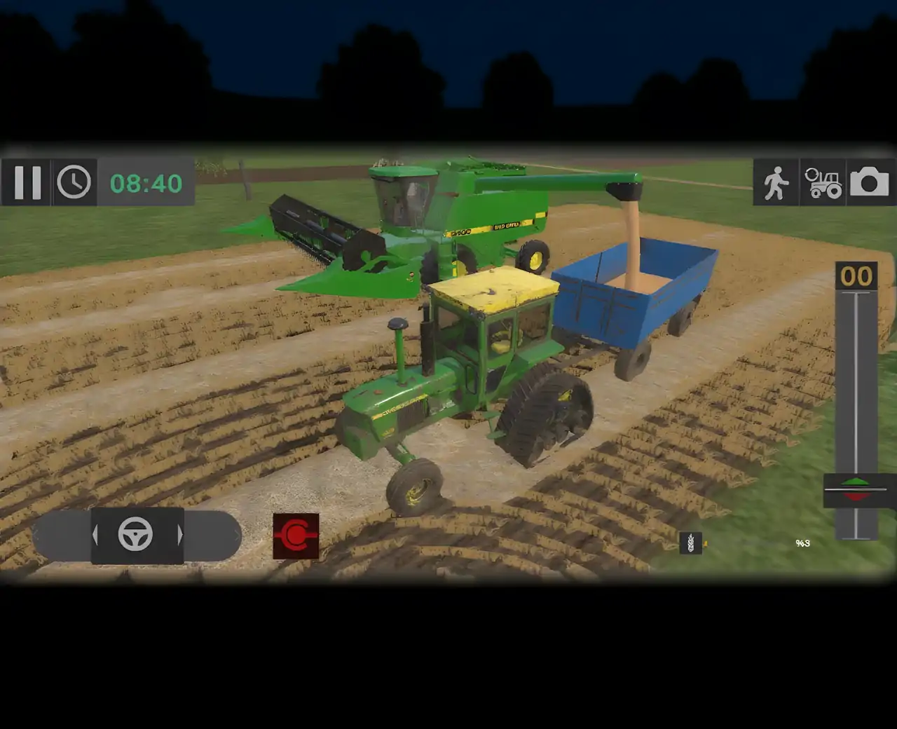 拖拉机试验：农业