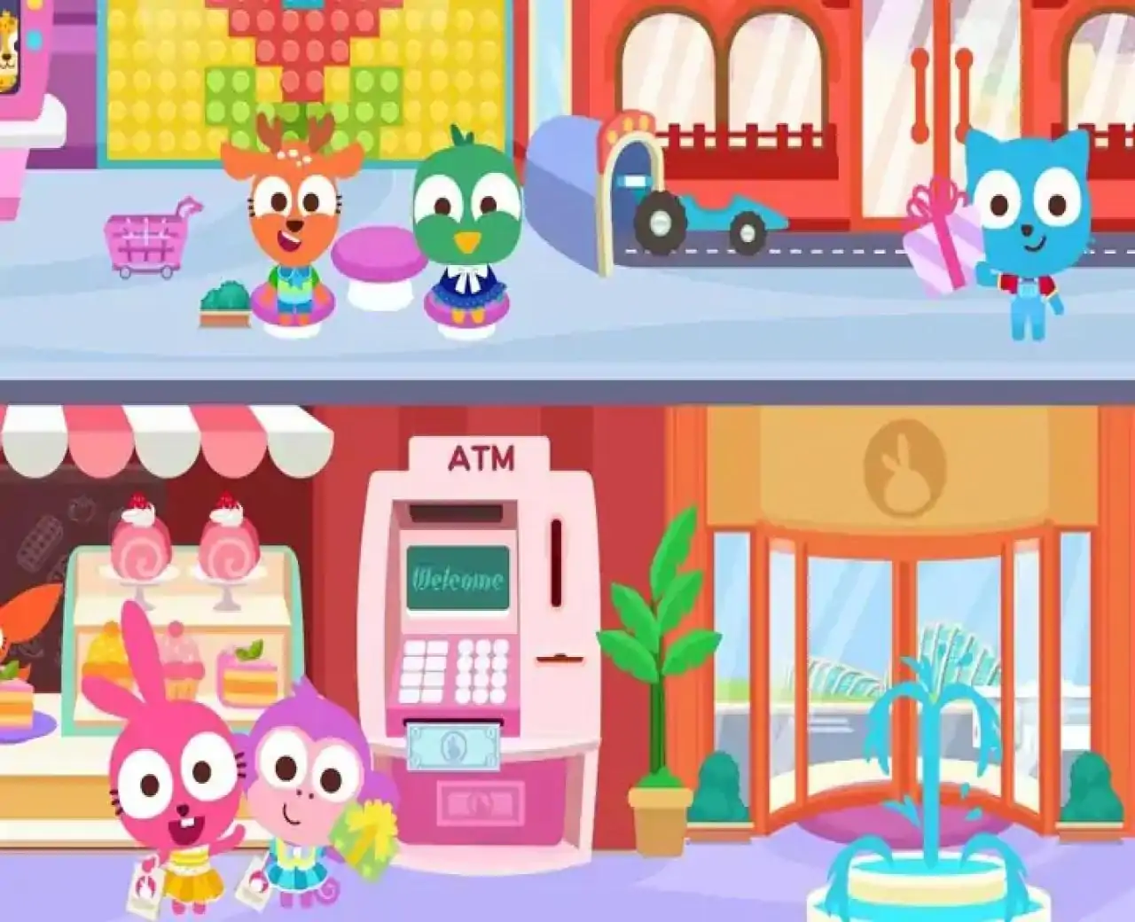 泡泡小镇：购物中心