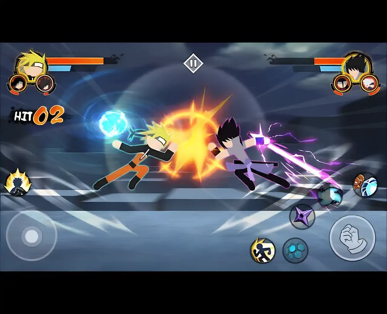 火柴人忍者战斗