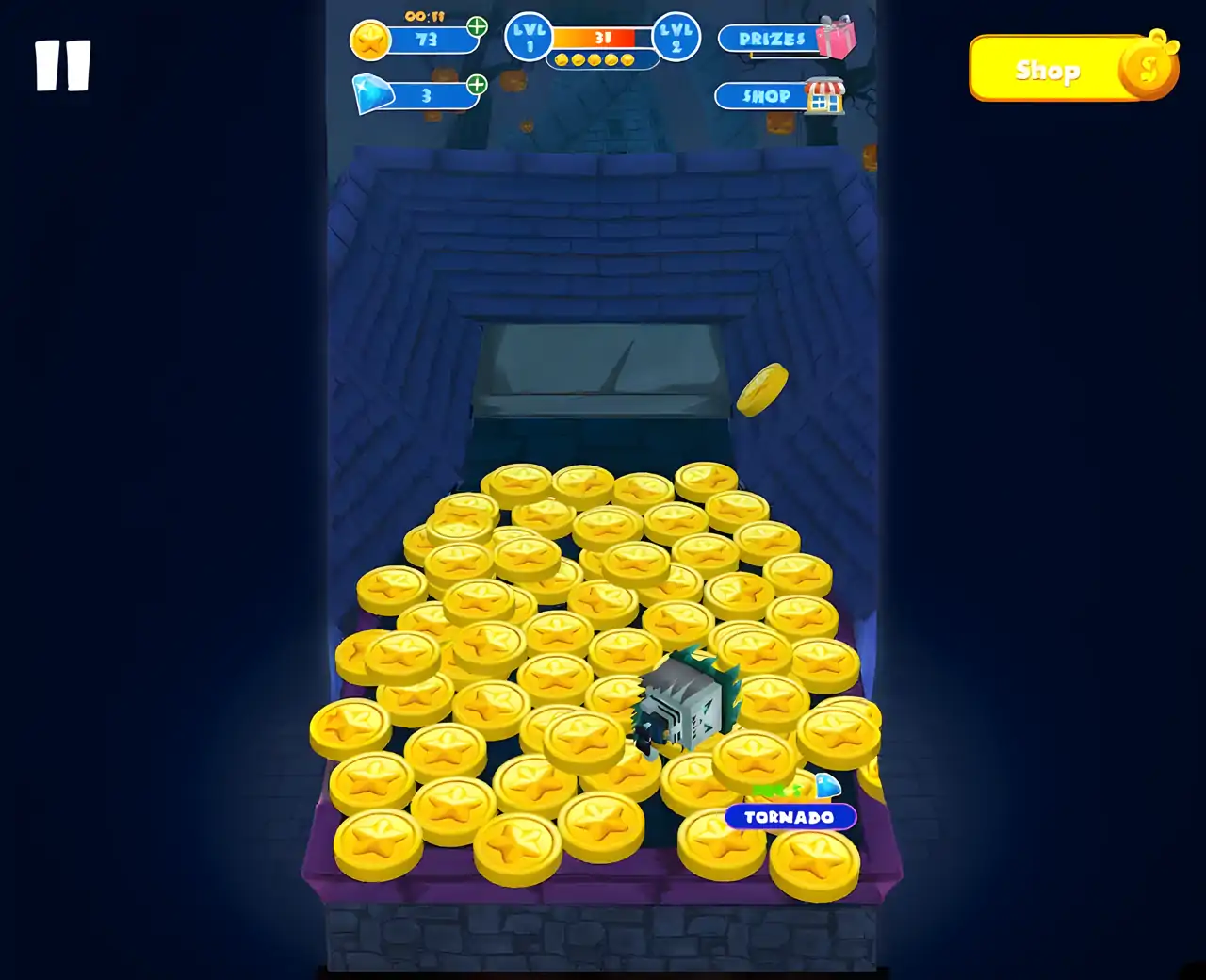 万圣节派对:硬币推土机闹鬼僵尸