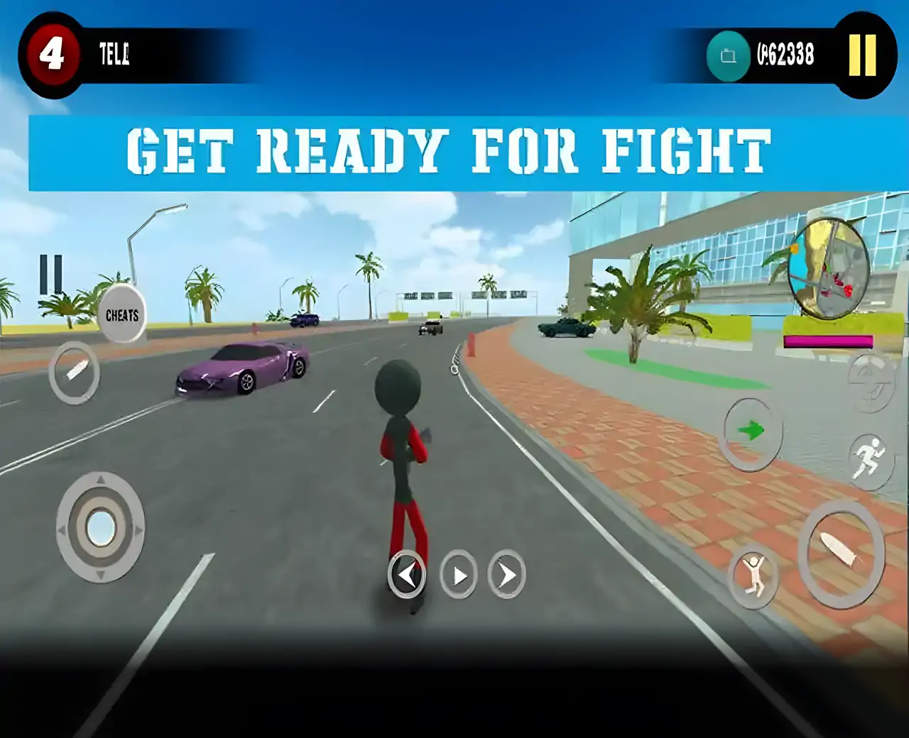 大火柴人绳索英雄游戏