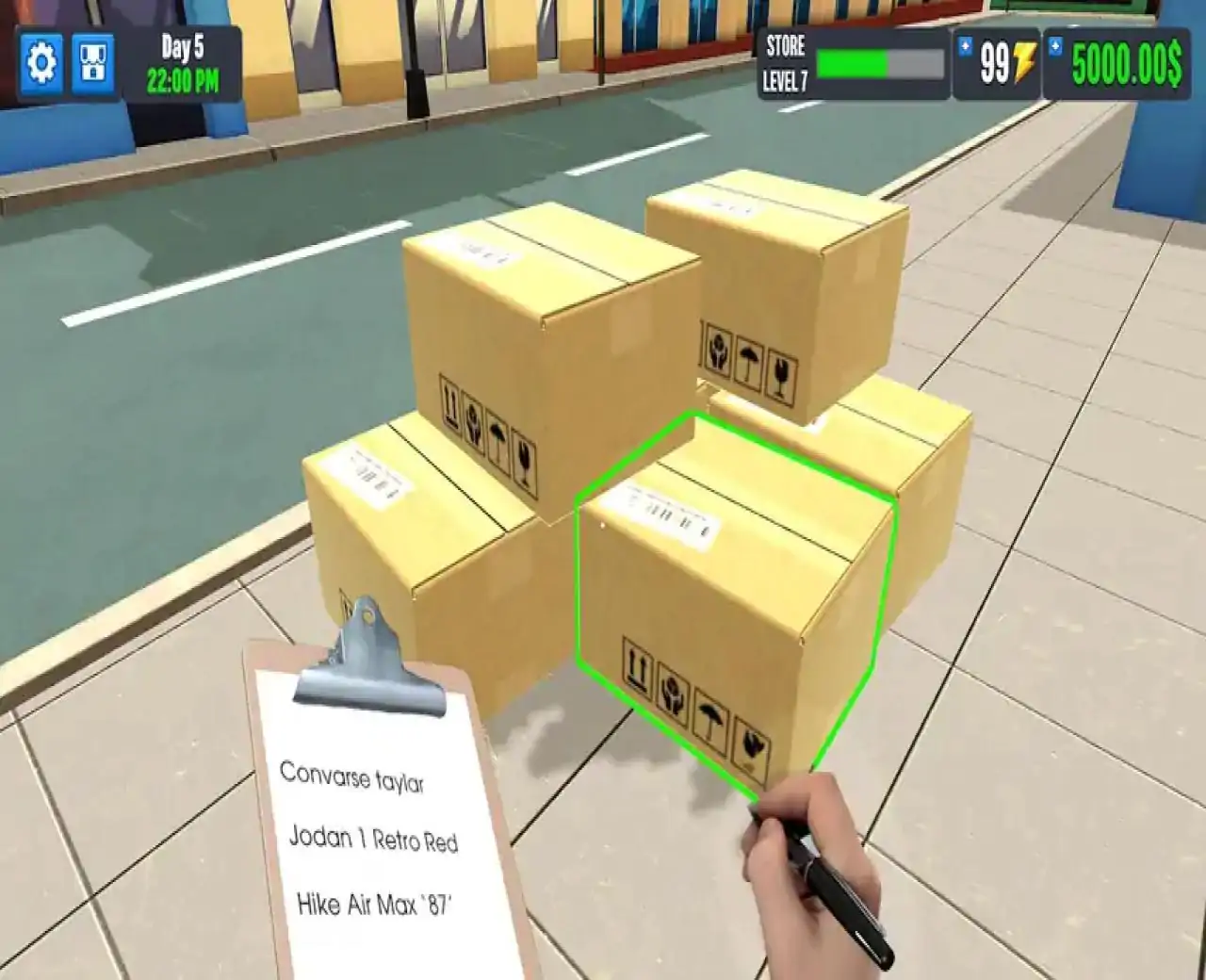 鞋店游戏：市场经理