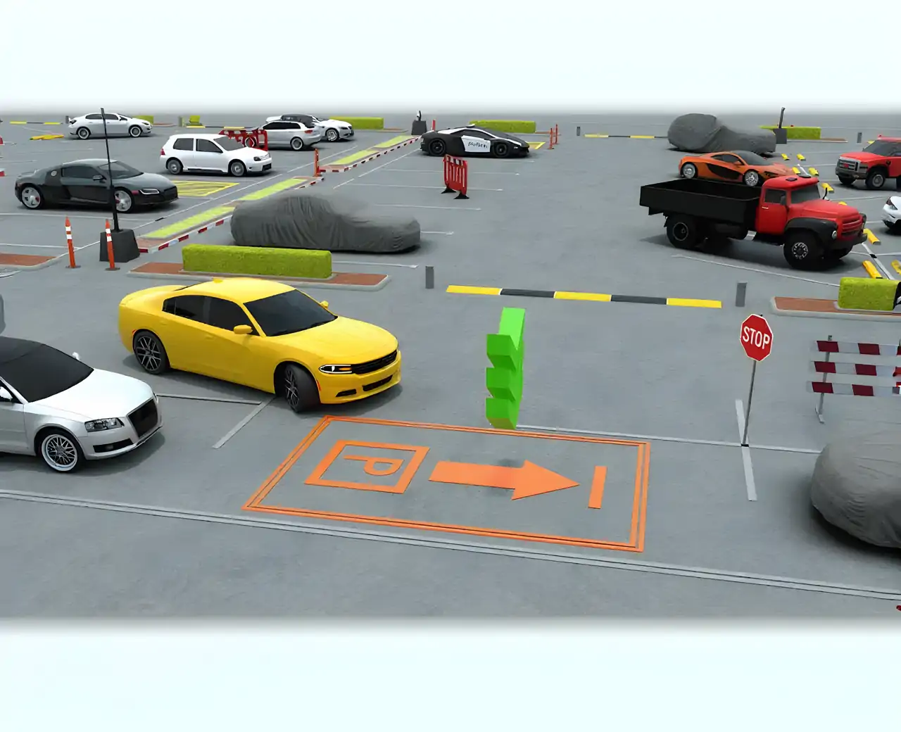 汽车游戏：提前停车