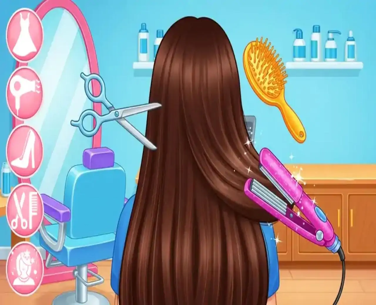 美发沙龙-女孩时尚艺术家