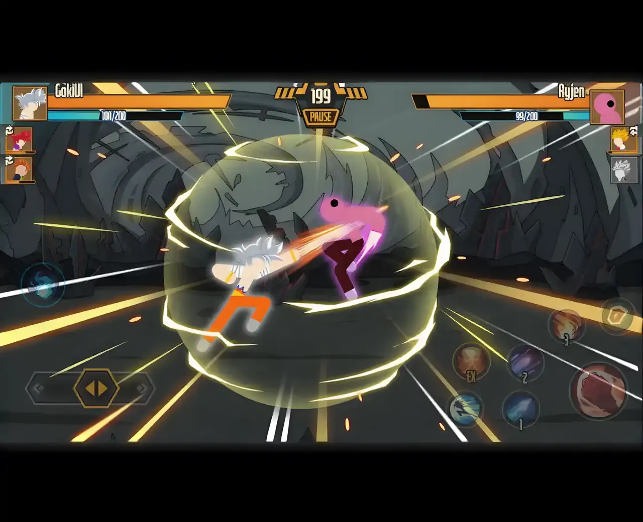 火柴人龙珠战斗