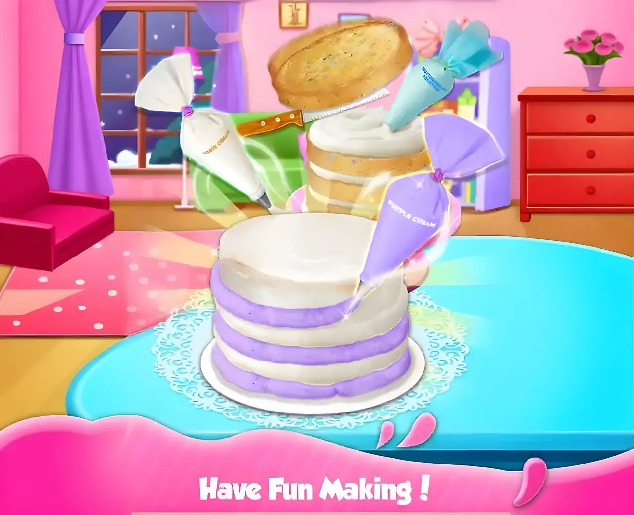 冰淇淋蛋卷蛋糕