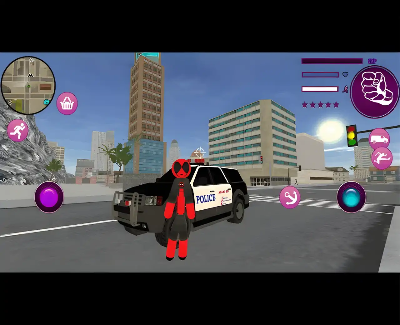 火柴人DeaBPool绳索英雄-拉斯维加斯犯罪