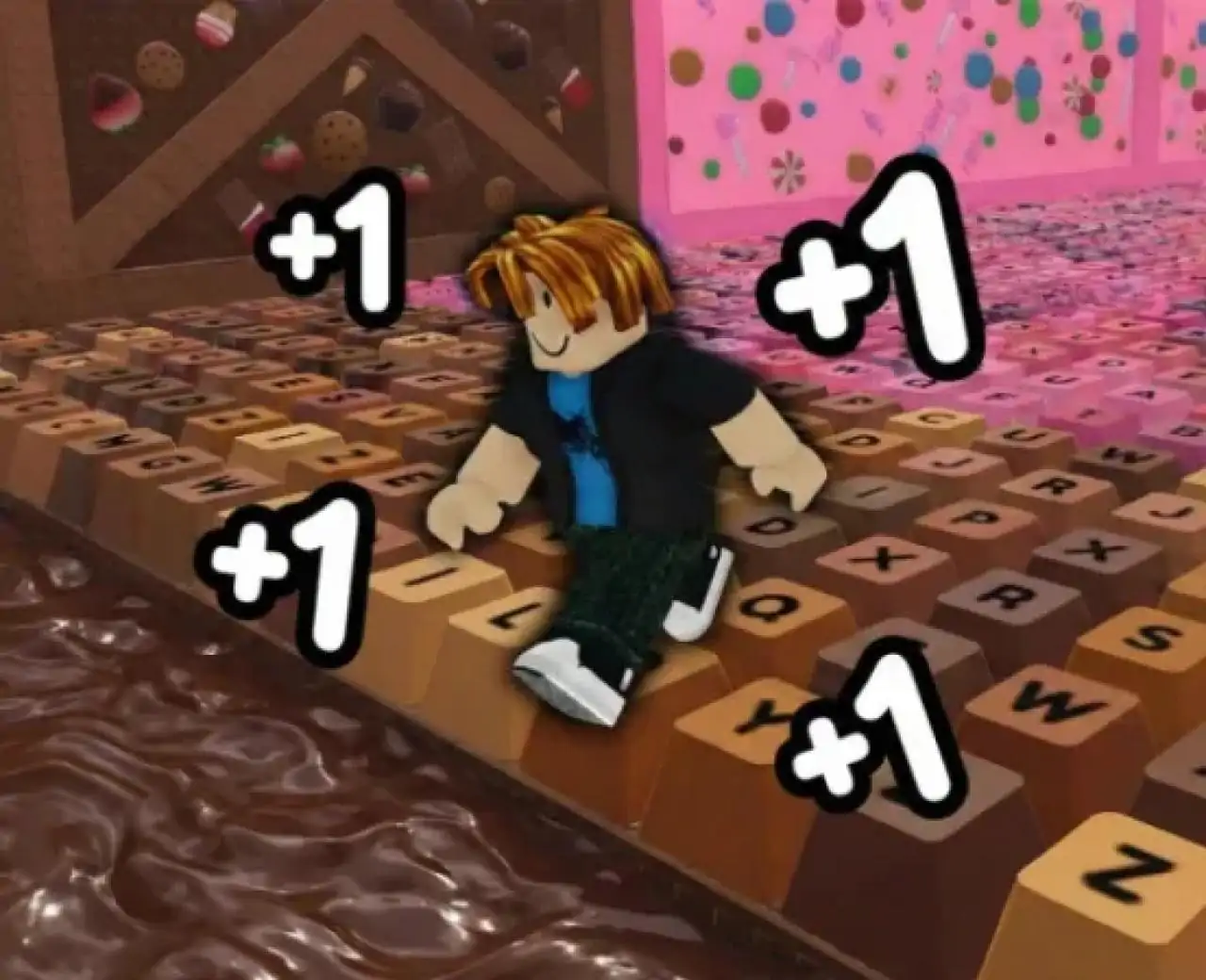 +1 速度键盘逃脱(Roblox地图)